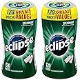 Eclipse, Sugar Free Gum Spearmint, 120 ct (Pack of 2)