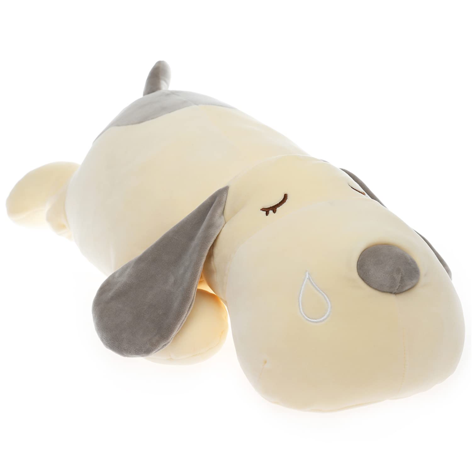 Photo 1 of ERDAO Dog Plush Pillow, Soft Dog Stuffed Animals Toy Dog Plushie Body Pillow Gifts for Kids Girls Boys (Gray, 21.6 inch)