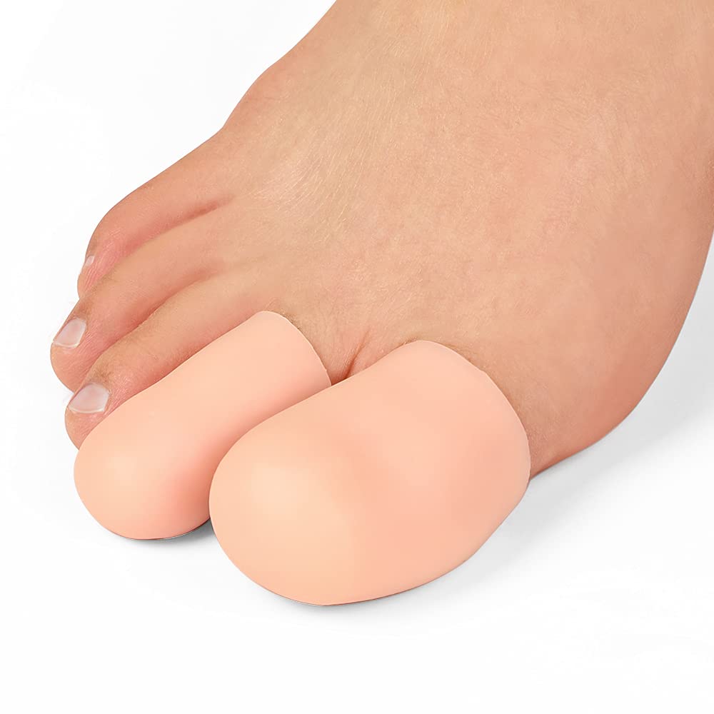 Photo 1 of Promifun Gel Toe Caps, 16 Pack Toe Protectors for Women, Silicone Toe Covers Sleeves for Men, Blisters, Corns, Friction Pain Relief (Multi-Size)