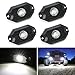 4 pcs Rock Light 2 Inch CREE LED JEEP Wrangler Off-Road Under Wheel Light White crawler crawling