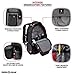 SWISSGEAR 5358 USB Charging SCANSMART ULTIMATE Organization LAPTOP PROTECTION BACKPACK - BLACK/RED