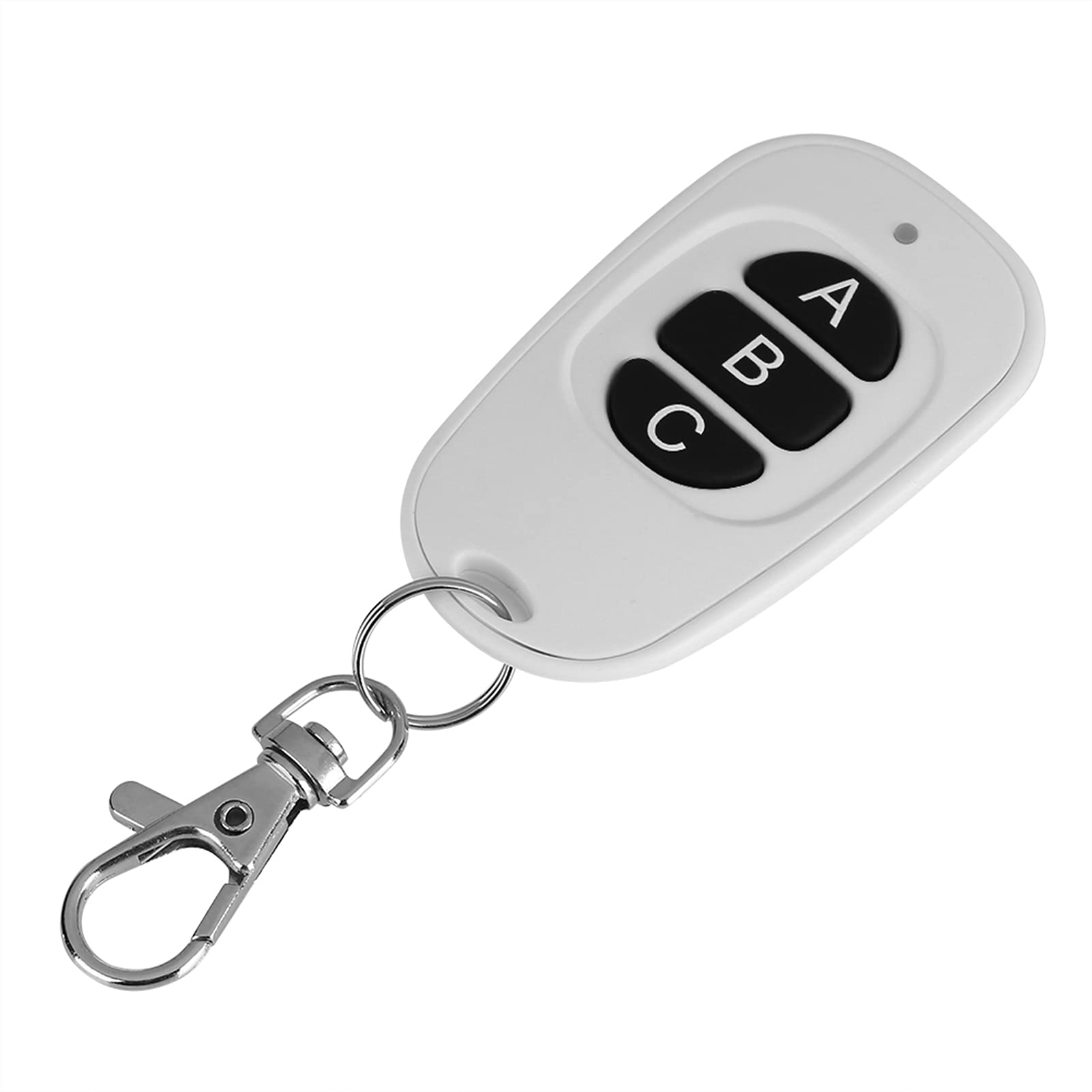 Goshyda Learning Remote Control, 433MHz 1/2/3/4 Channel, Universal Cloning Wireless Remote Control, for Garage Door, Gate Doors(Three keys)