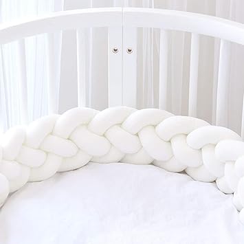 plaited cot bumper