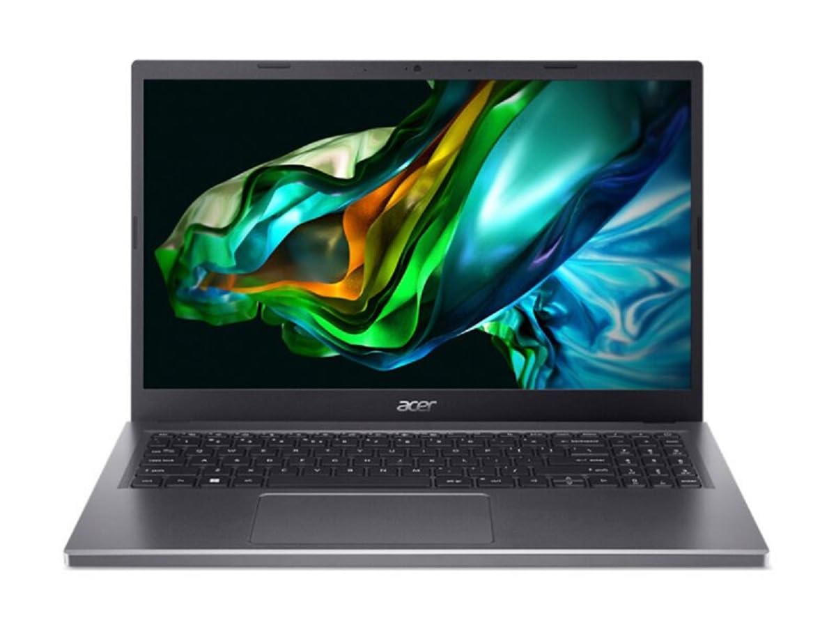 acer Aspire 5 (A515-48M-R9J8) Laptop, 15.6-Inch FHD Display, AMD Ryzen 5 7530U, 16 GB RAM, 1 TB SSD, AMD Radeon Graphics Card, Windows 11, QWERTZ Keyboard, Grey