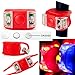 Benran Bicycle Light Set Super Bright 5 LED Headlight, waterproof Taillight, Quick-Release (Black)
