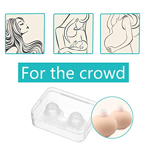 Nipplesuckers, Nipple Corrector for Inverted, Flat and Shy Nipples, Can be Used for Breastfeeding or Women, Softly Wear Day and Night（1 Pair with Travel Case） - Thumbnail 6
