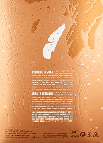 Jura Single Malt 10 mit zwei Gläsern Design 2022 – Bild 6
