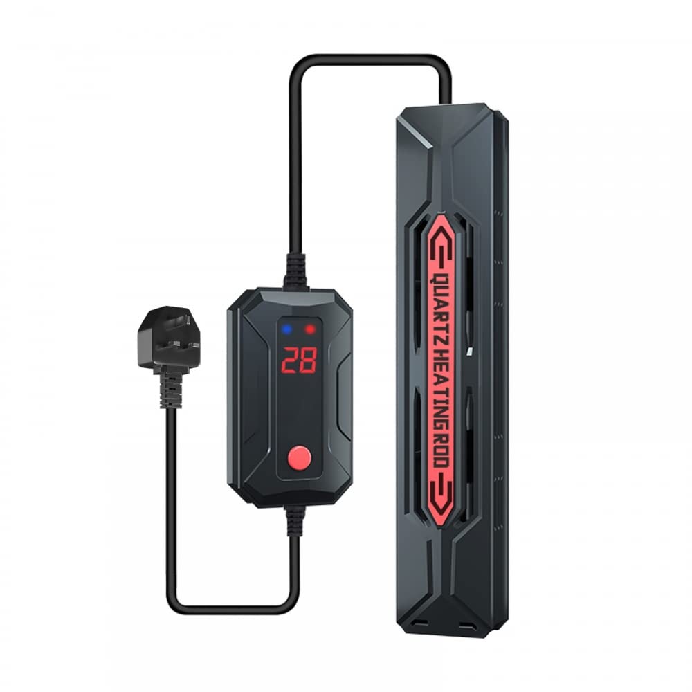 DONGKER Aquarium Heater, 1200W Submersible Fish Tank Heater Fast Heating W/Extra LED Temperature Controller for 100-185 Gallon Saltwater and Freshwater