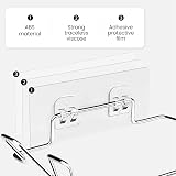 Jetcloud Hanging Trash Bag Holder - Wall Mounted Stainless Steel Rack view 5