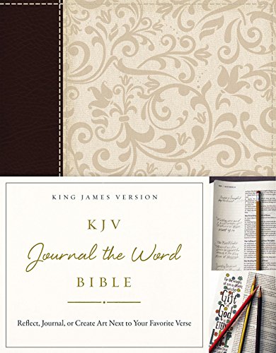 KJV, Journal the Word Bible, Leathersoft, Brown/Cream, Red Letter Edition: Reflect, Journal, or Crea - //medicalbooks.filipinodoctors.org
