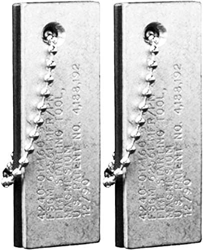 Armyu Genuine Gi Army Fire Starter Aviation Survival Magnesium Fire Beginner Camping Tool 2 Pack