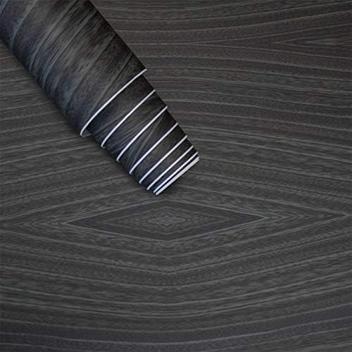 Black Wood Peel and Stick Wallpaper Wood Wallpaper Wood Removable