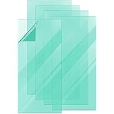 PATIKIL Welding Protection Lens 2x4.25 Inch, 100 Pack Transparent Welding Helmet Hood Protective Replacement Cover Right Angl