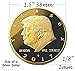 Not My President - Donald Trump Treason & Impeachment, 24kt Gold Plated Coin & Stand