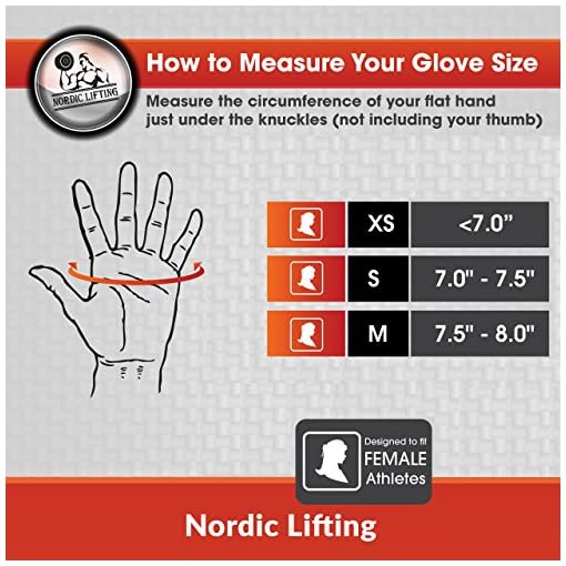 Nordic Lifting Weight Lifting Gloves for Women - Sports & Fitness, Gym and Cross Training (Pink, XS) - Image 3