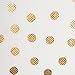 DII Non Woven Polyester Storage Bin, Polka Dot, White & Gold, Small Set of 4