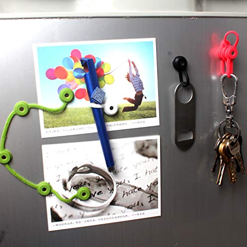 image for Linlinzz Magnetic Tape (20 pcs Neodymium Magnets) Fridge Magnets Headp