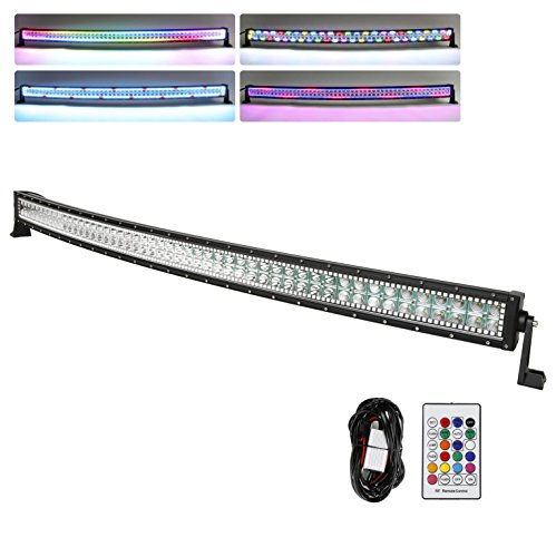 Curved led light bar ,DiGo 52inch 300W Flood Spot Combo Beam Off Road Driving Light Equipment/Household Lighting Fog Lamp for SUV Ute ATV Truck 4×4 Boat,30000LM