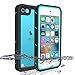 iPod 5 iPod 6 iPod 7 Waterproof Case, Re-Sport Shockproof Dirtproof Snowproof Full-Body Protective Case Cover Built-in Screen Protector Compatible iPod Touch 5th/6th/7th (Blue)