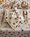 DII Holiday Dining Table Linen Metallic Fabric Kitchen Décor, Christmas Napkin Set, 20x20, Silver & Gold Polka Dot Confetti, 6 Piece