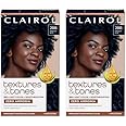 Clairol Textures & Tones Permanent Hair Dye, 2BB Midnight Blue Hair Color, Pack of 2