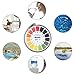 pH Test Strips, Jellas Universal pH Test Paper Strips Roll, pH Measure Range of 0-14 (5M/16ft).