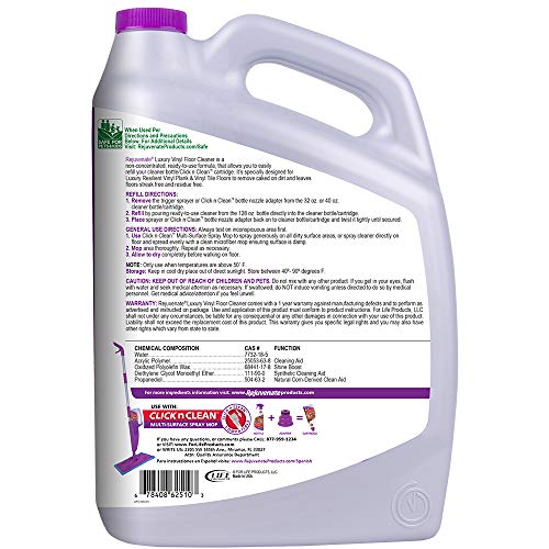 Rejuvenate High Performance Luxury Vinyl Tile Plank Floor Cleaner pH