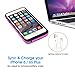 iPhone 6S Plus / 6 Plus (not for iPhone 6 / 6s) Battery Case Charger [Extra Bonus-Tempered Glass Screen Protector], 6800mAh External Battery Backup Protective Charger Case (Pink)