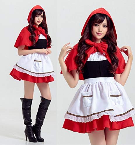 Amazon Fruit Sugar 赤ずきん コスプレ ハロウィン 衣装 コスチューム レディース 大人 かわいい コスプレ 仮装 通販