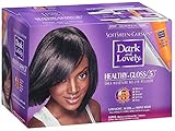 Dark and Lovely Healthy-Gloss 5 Shea Moisture No-Lye Relaxer Kit, Super 1 ea