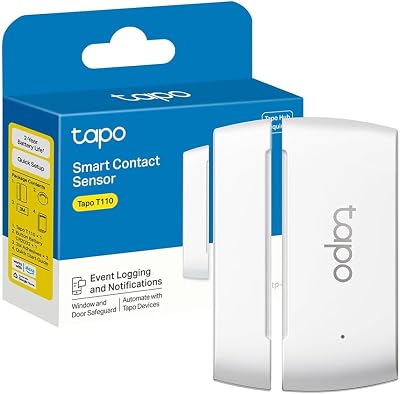 Détecteur Ouverture Porte Fenêtre Connecté WiFi, Alarme Maison T110