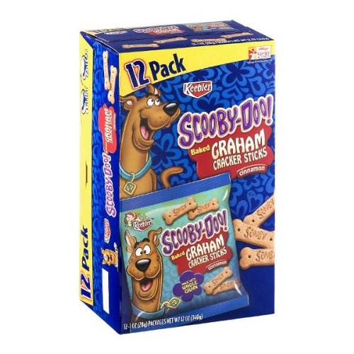 Keebler ScoobyDoo! Baked Graham Cracker Sticks Cinnamon 12 CT
