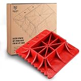 Seven Sparta Off-Road Base for Hi Lift Jack PP Pad to Alleviate Jack Hoisting Sinkage (Red)