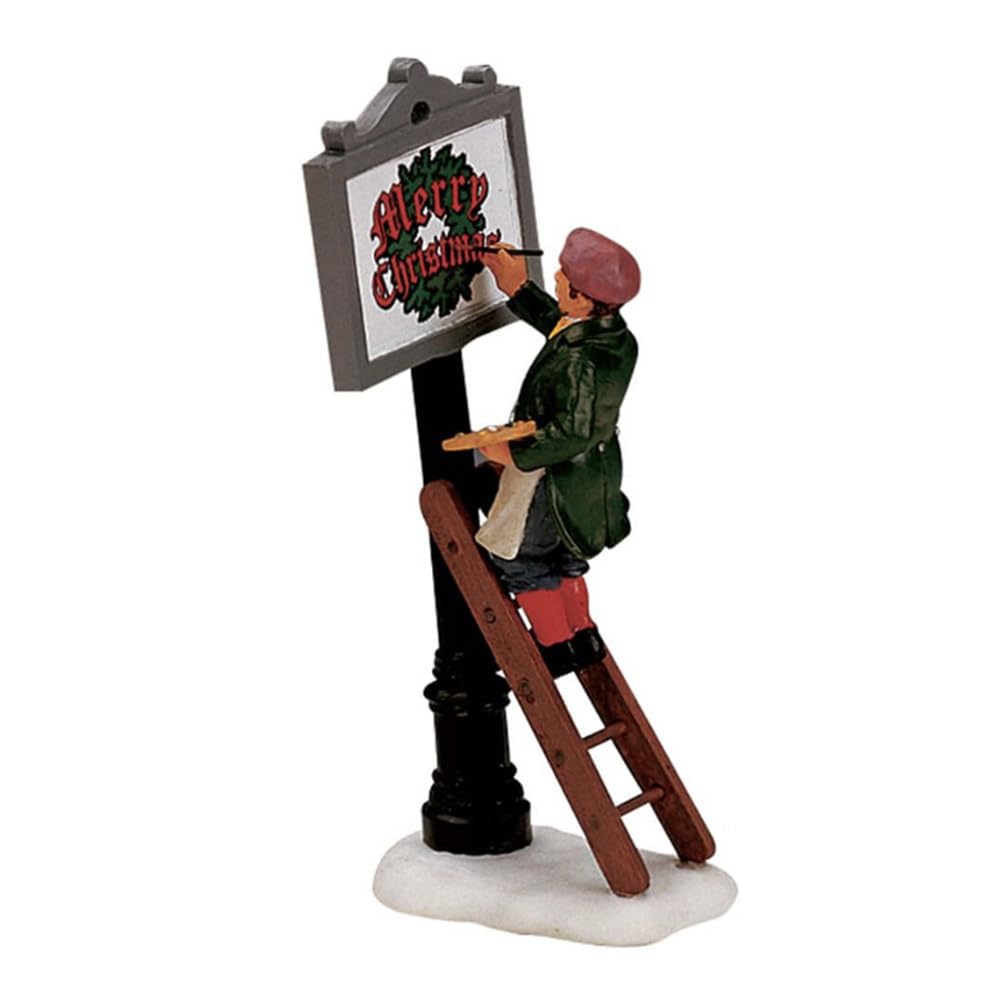 Lemax Christmas Village Sign Painter - 12527