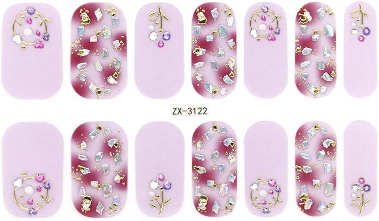 Amazon Iro Gel イロジェル ネイルアート アートネイル ラップシール ハンドネイル アートシール ネイルラップ セルフネイル ネイルシール 全面貼り デザインシール タイプg Iro Gel シール ステッカー 通販