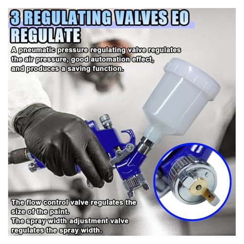 BDZMC Mini HVLP Touch Up Spray Gun with 0.8 mm Nozzle (1.0) photo 8