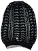 D&Y Women's Loose Knit Reversible Chevron Pattern Beanie/Skull Cap (One Size)