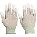 ThxToms ESD Anti Static Gloves, High Resistance Carbon Fiber Protects Your Hands, Medium 1 Pair