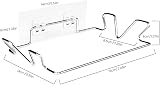 Jetcloud Hanging Trash Bag Holder - Wall Mounted Stainless Steel Rack view 3