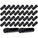 ECCPP M14x2 Wheel Lug Nuts 32 Pieces +2 Keys - 14x2.0 Thread Black Spline Forged Steel for Ford Excursion, F-250 Super Duty, F-350 Super Duty 1999-2004