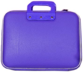 purple computer bag