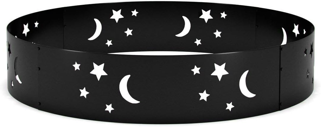 And Outdoor Fireplace Regal Flame Moon And Stars 36 Wood Fire Pit Fire Ring D Heavy Duty And Perfect For Rv Camping Fire Pits Patio Lawn Garden Botani Com Au