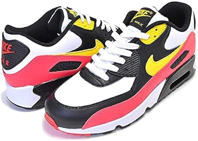 Amazon Co Jp ナイキ エアマックス 90 レザー ガールズ 3412 1 Air Max 90 Ltr Gs White Chrome Yellow Black Mustard And Ketchup マスタード ケチャップ レディース スニーカー Am90 23 5cm Us5y 並行輸入品 Shoes Bags