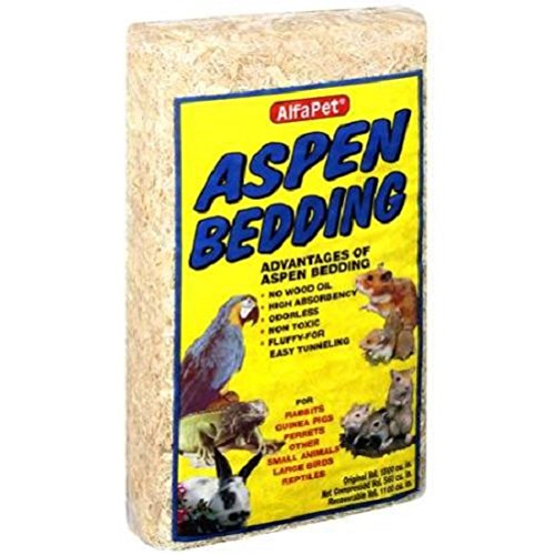 Alphapet: Aspen 1500 Cu. In. Bedding for Rabbits, Guinea Pigs, Ferrets, Other Small Animals, Large Birds, Reptiles