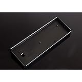 GH60 A60 Heavy Anodized Aluminum CNC Case Base Plate for 60% Mechanical Gaming Keyboard Compatible Poker2 Pok3r Faceu 60 Etc (Black)