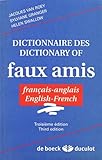 dictionnaire des faux-amis, francais-anglais, anglais-francais by 