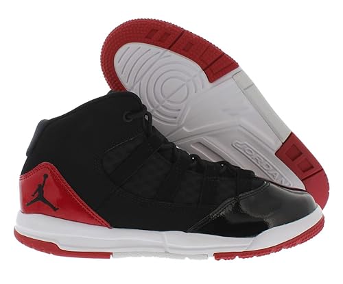 Nike Jordan Max Aura (PS) Boys Shoes Size 3, Color: Black/Red