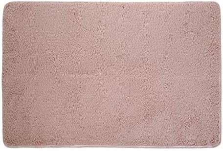 CreameBrulee Fiber House Living Room Bedroom Carpet Anti-Skid Shaggy Area Rug Floor Mat