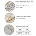 yanstar Ivory Sash Crystal Applique Wedding Bridal Belts In Silver With Pearls Beaded On Wedding Prom Dress-7.7In*2In