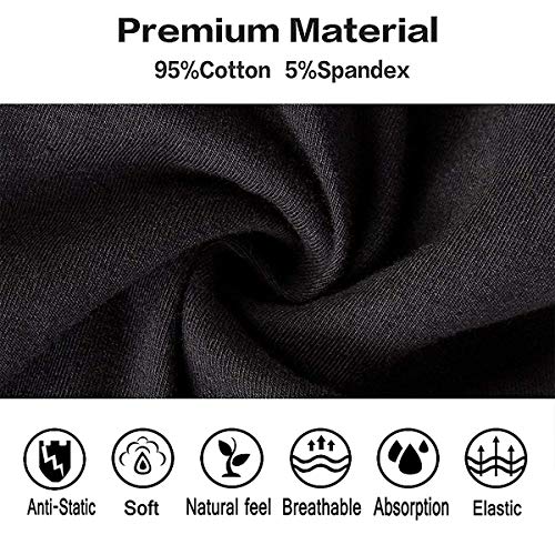 Men's Boxer Briefs Soft Underwear Elk Wildlife No Ride Up Stretch Sport Short Black